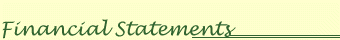 Financial Statements
